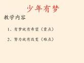 部编版道德与法治七年级上册 1 .2  少年有梦（课件）