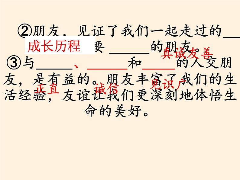 部编版道德与法治七年级上册 4 .1 和朋友在一起(3)（课件）第5页