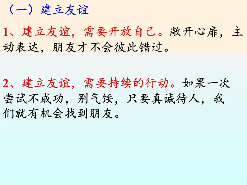 部编版道德与法治七年级上册 5 .1  让友谊之树常青（课件）06