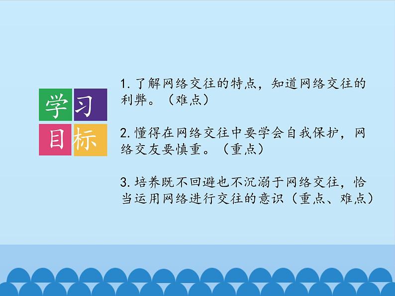 部编版道德与法治七年级上册 5 .2  网上交友新时空_（课件）02