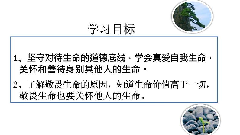 部编版道德与法治七年级上册 8 .2  敬畏生命(7)（课件）第4页