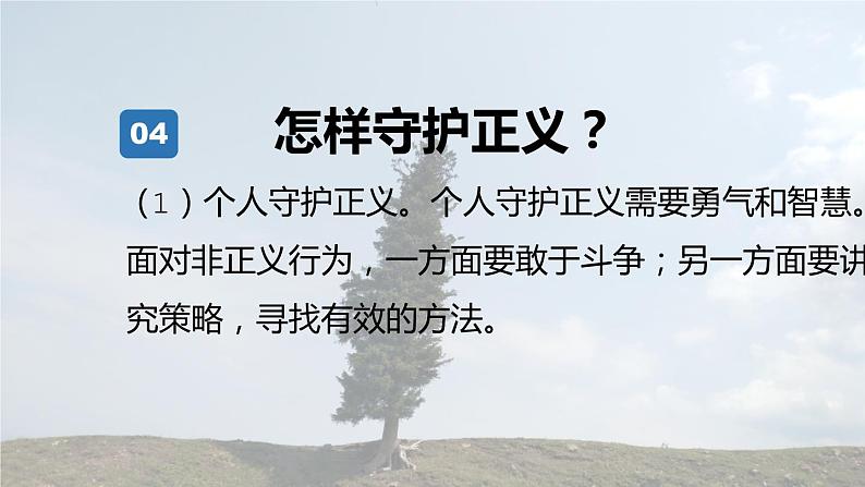 第四单元第八课第二课时  公平正义的守护课件PPT07