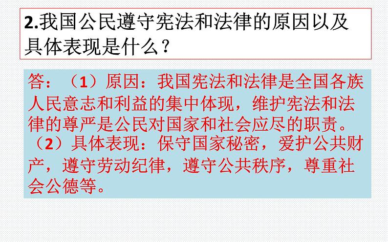 第四课公民义务复习课件部编版道德与法治八年级下册第3页