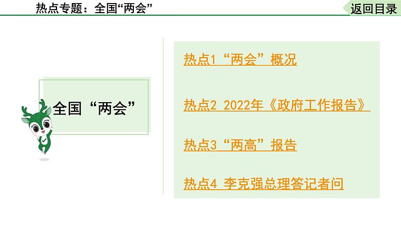 2022中考备考重难专题　全国两会专题课件PPT03