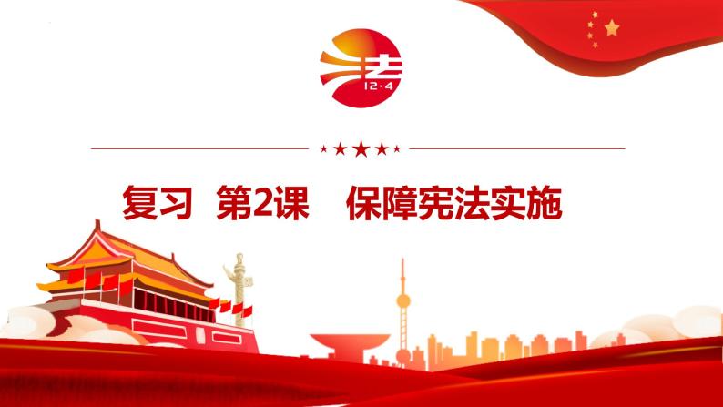 第二课保障宪法实施复习课件20212022学年部编版道德与法治八年级下册