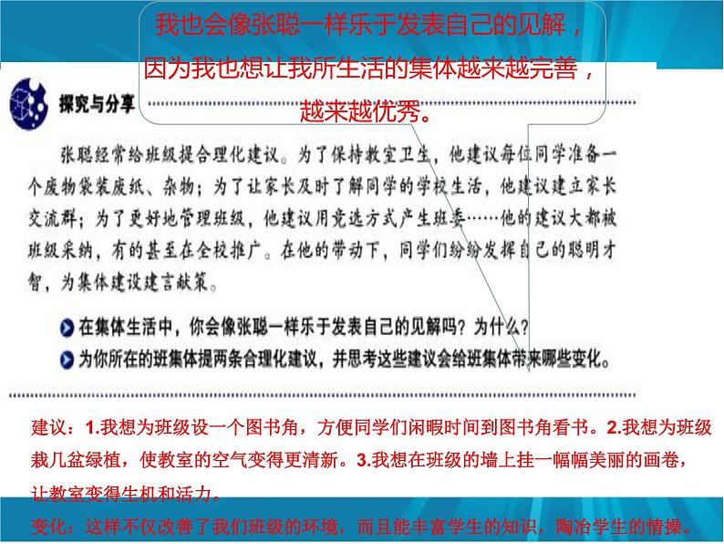 2022年人教版七年级道德与法制下册第8课第1框憧憬美好集体课件 (6)第8页