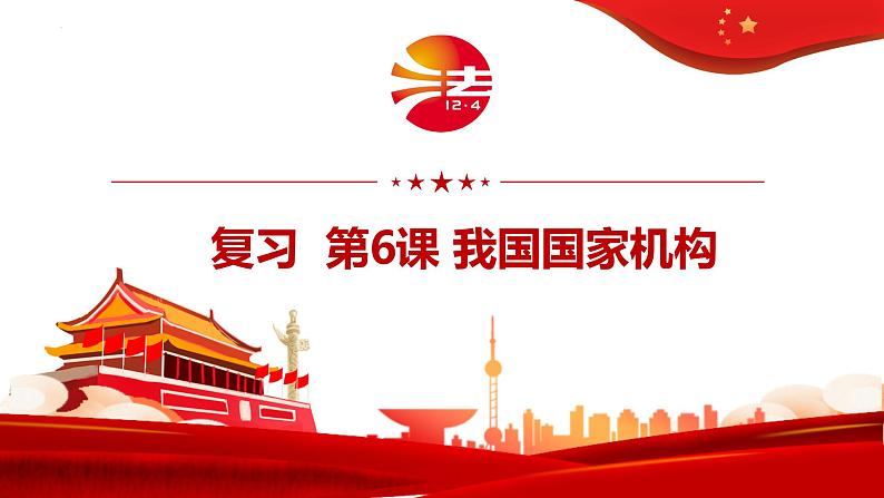 第六课我国国家机构复习课件部编版道德与法治八年级下册01