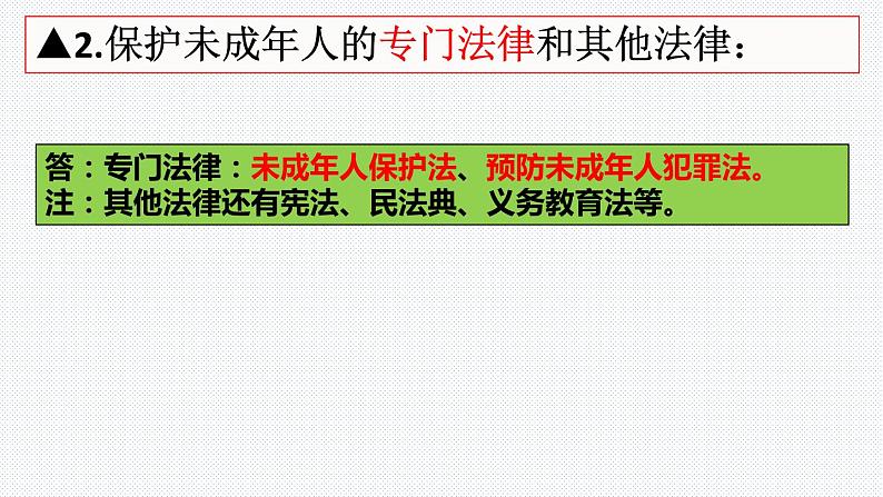 第十课法律伴我们成长复习课件2021-2022年部编版七年级道德与法治下册第3页