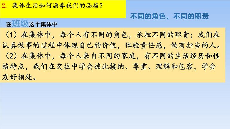 6-2集体生活成就我课件2021-2022学年部编版道德与法治七年级下册第7页