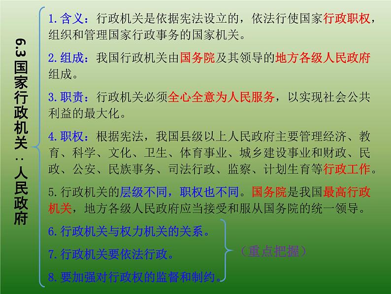 第六课我国国家机构（复习课件）-2021-2022学年八年级道德与法治下学期课件 练习（部编版）第6页