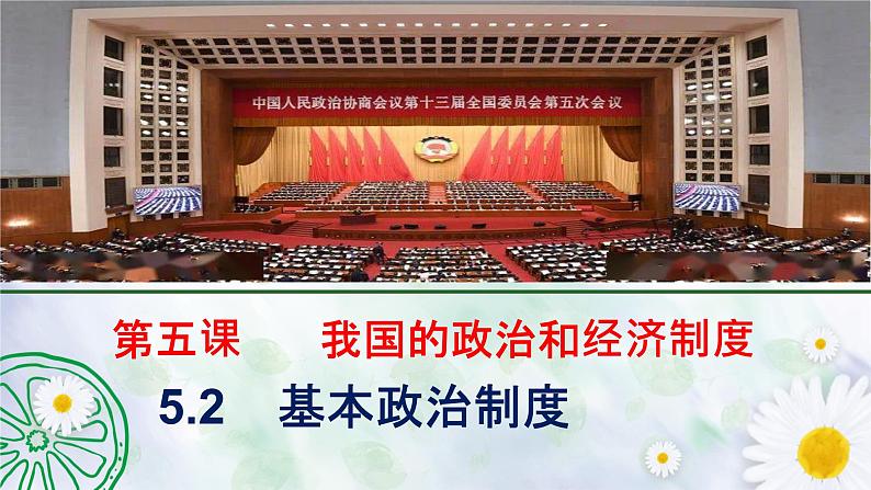 5.3基本政治制度课件部编版八年级下册道德与法治02