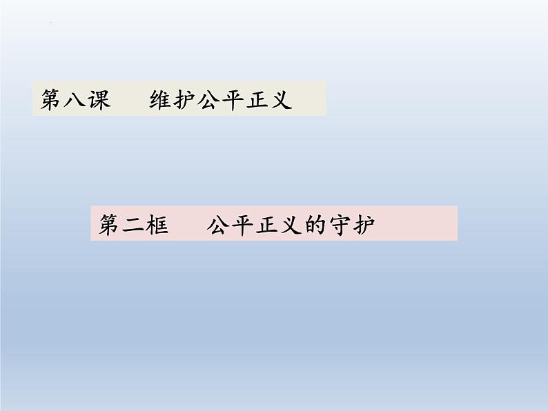 8.8.2公平正义的守护课件PPT第2页