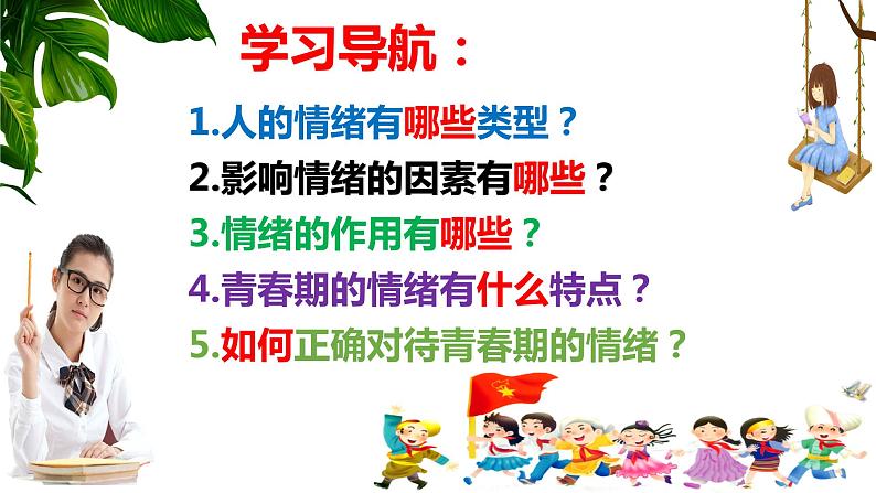 4.1青春的情绪课件2021-2022学年部编版道德与法治七年级下册第3页