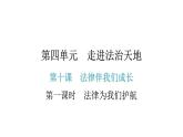 10.1法律为我们护航复习课件2021-2022学年部编版道德与法治七年级下册