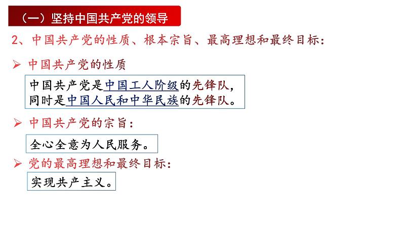 1.1党的主张和人民意志的统一课件2021-2022学年部编版 道德与法治八年级下册07