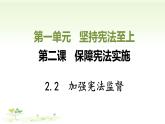 2.2加强宪法监督课件2021- 2022学年部编版道德与法治八年级下册