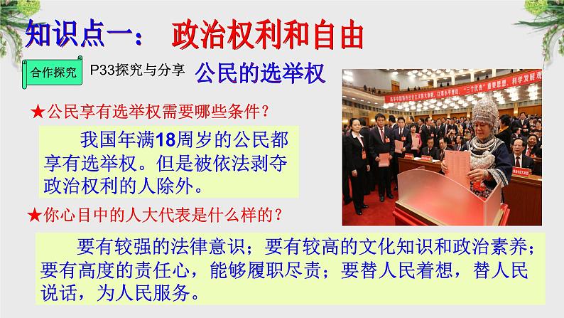 3.1公民基本权利课件2021-2022学年部编版道德与法治  八年级下册第3页