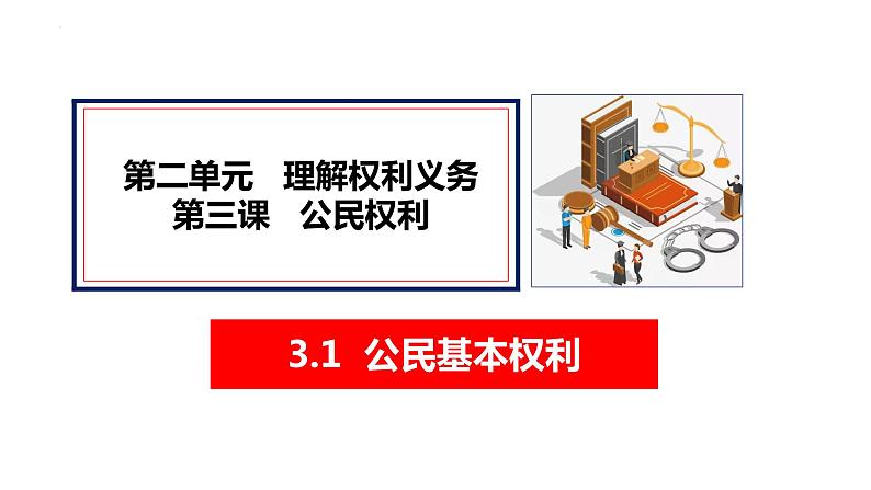 3.1 公民基本权利课件2021--2022学年部编版道德与法治八年级下册第2页