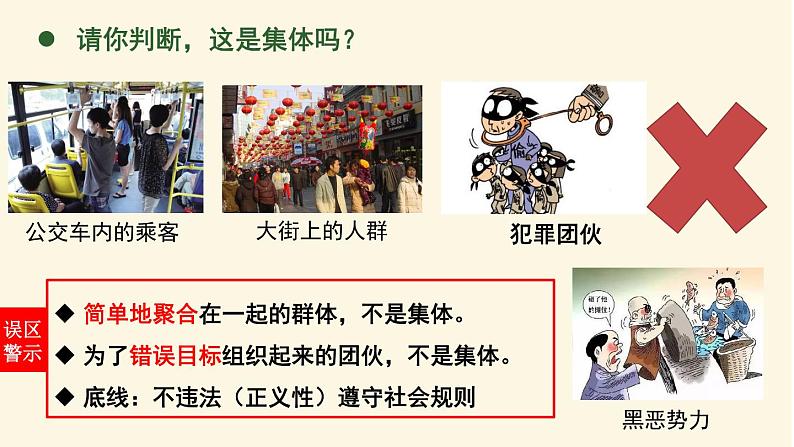 2021-2022学年统编版道德与法治 七年级下册 6.1 集体生活邀请我课件第8页