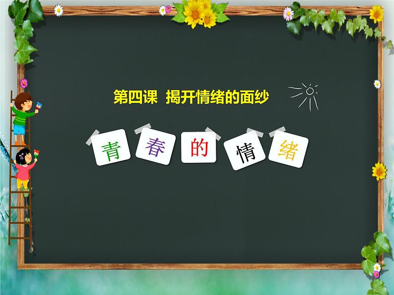 2021-2022学年统编版道德与法治 七年级下册 4.1青春的情绪课件第1页