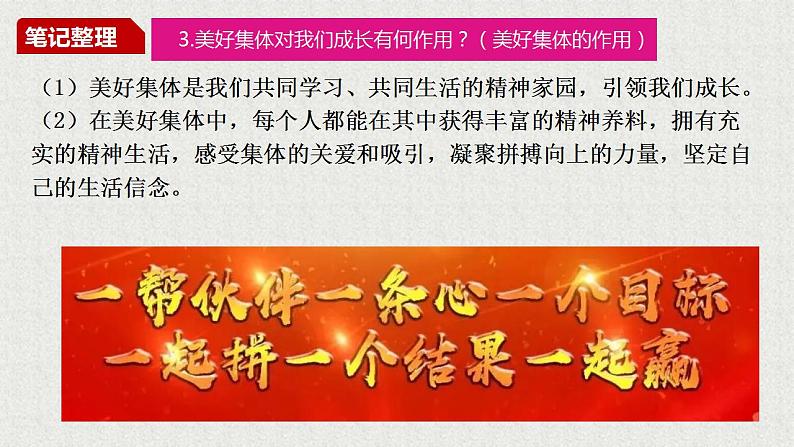 2021-2022学年统编版道德与法治 七年级下册 8.1憧憬美好集体课件PPT第8页