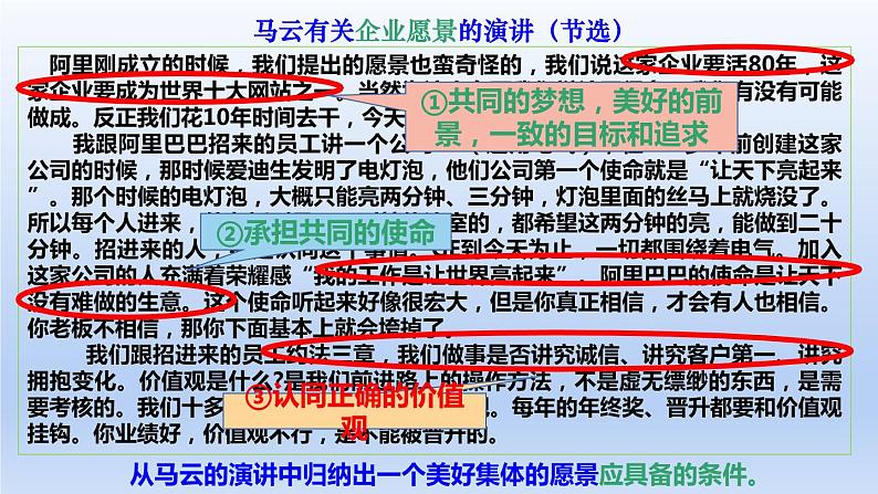 2021-2022学年统编版道德与法治 七年级下册 8.1憧憬美好集体 课件第7页