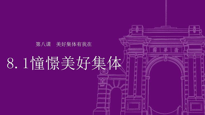 2021-2022学年统编版道德与法治 七年级下册 8.1憧憬美好集体 课件第2页