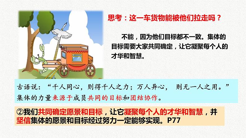 2021-2022学年统编版道德与法治 七年级下册 8.2我与集体共成长课件06