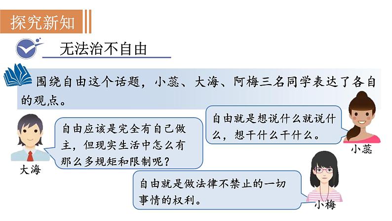 7.1自由平等的真谛课件-2021-2022学年部编版道德与法治八年级下册(3)第3页