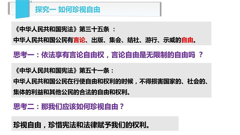 7.2自由平等的追求课件-2021-2022学年部编版道德与法治八年级下册(1)第5页