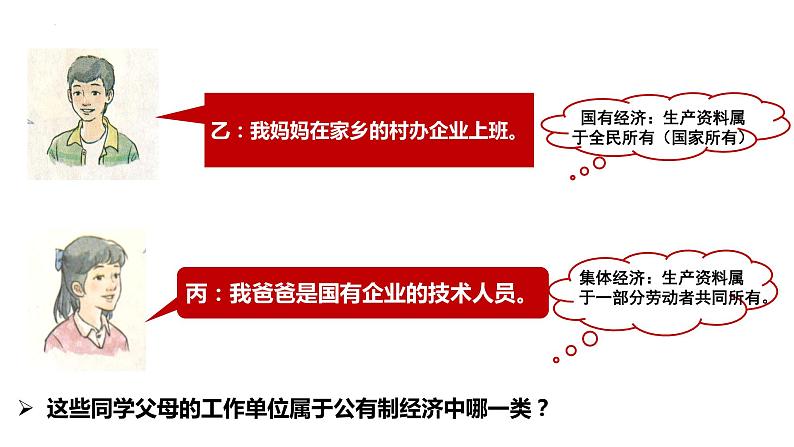 5.3基本经济制度课件2021-2022学年  部编版道德与法治八年级下册第8页