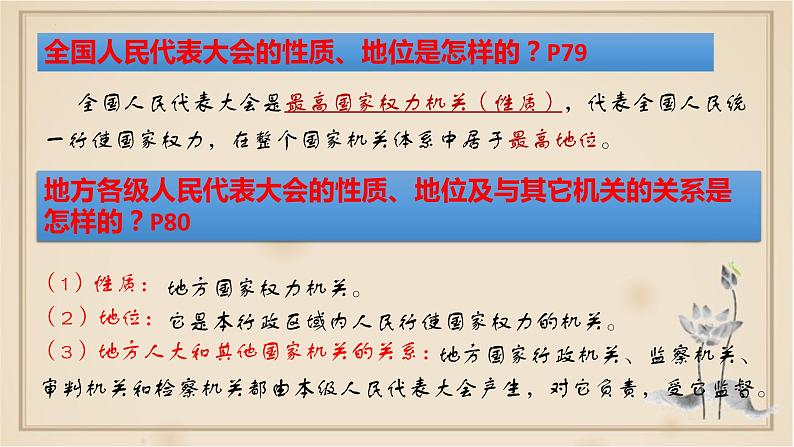 6.1国家权力机关课件2021-2022学年部编版道德与法治 八年级下册第7页