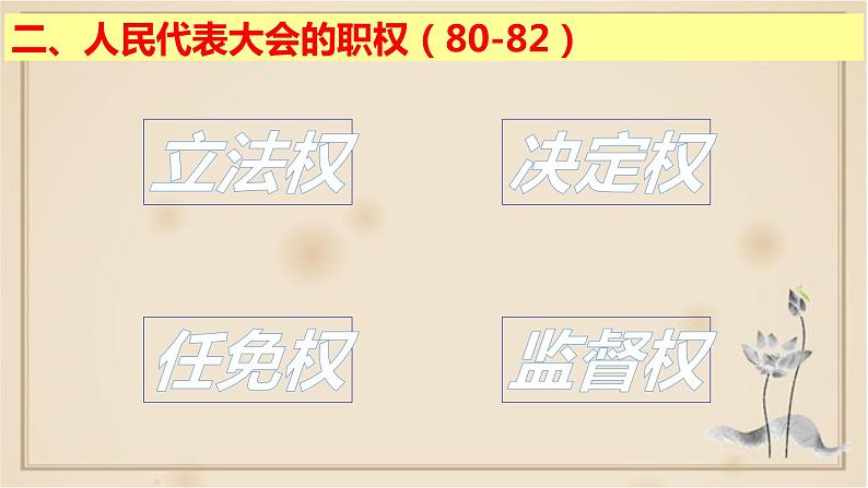 6.1国家权力机关课件2021-2022学年部编版道德与法治 八年级下册第8页