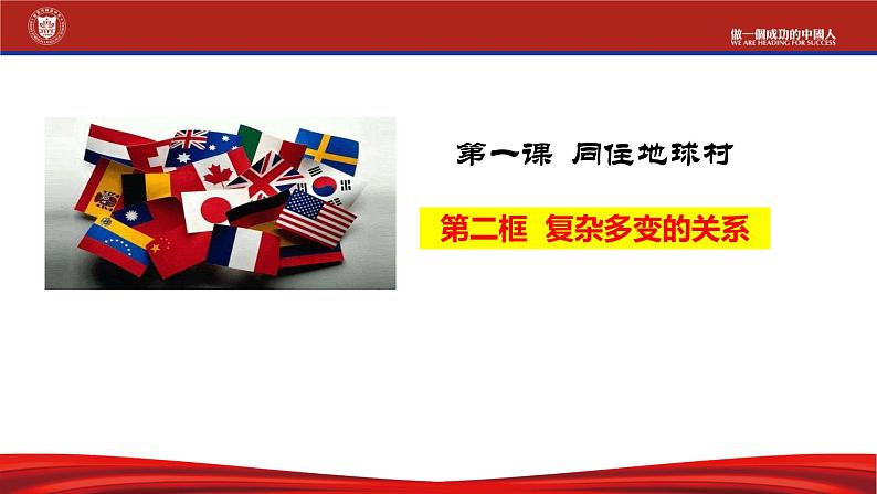 1.2复杂多变的关系课件-2021-2022学年 部编版道德与法治九年级下册第1页