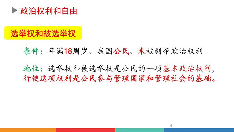 八年级下册第二单元理解权利义务复习课件2022年重庆市中考道德与法治一轮复习04