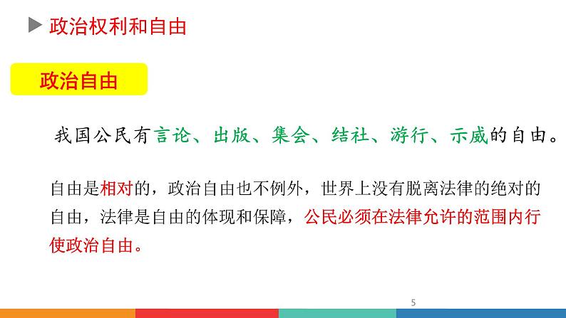 八年级下册第二单元理解权利义务复习课件2022年重庆市中考道德与法治一轮复习05