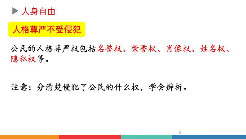 八年级下册第二单元理解权利义务复习课件2022年重庆市中考道德与法治一轮复习08