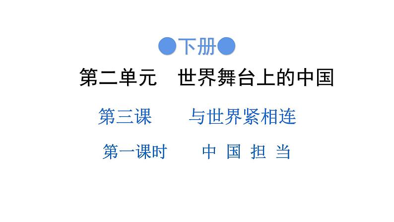 3.1中国担当课件2021-2022学年部编版道德与法治九年级下册第1页