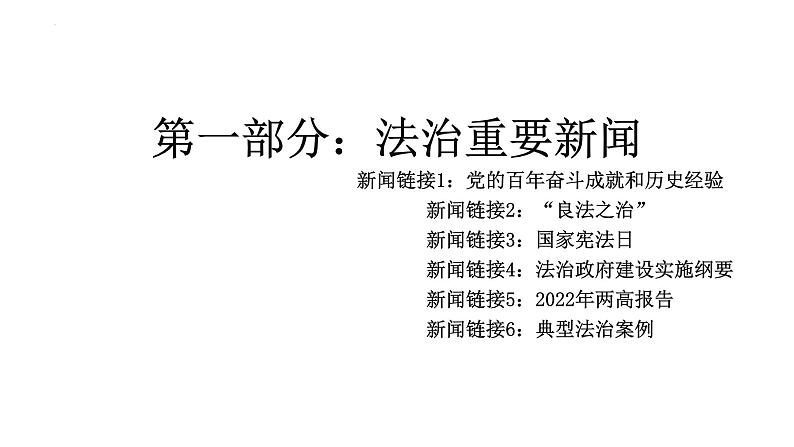 2022年中考道德与法治专题复习课件：全面依法治国03