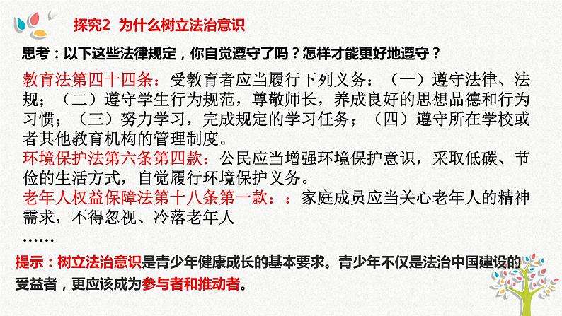 10.2我们与法律同行课件2021-2022学年部编版道德与法治七年级下册第7页