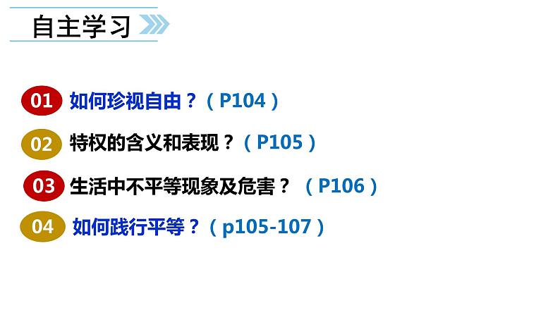 7.2自由平等的追求课件2021-2022学年部编版道德与法治八年级下册第4页