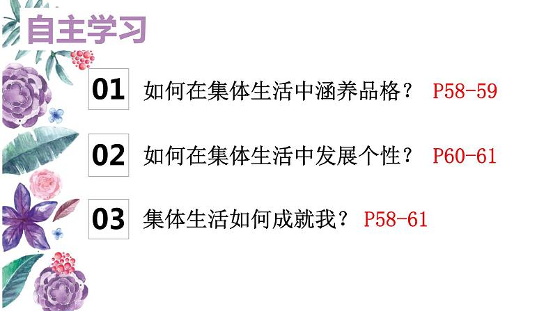 2021-2022学年道德与法治七年级下册 6.2集体生活成就我_1 (2)课件PPT03