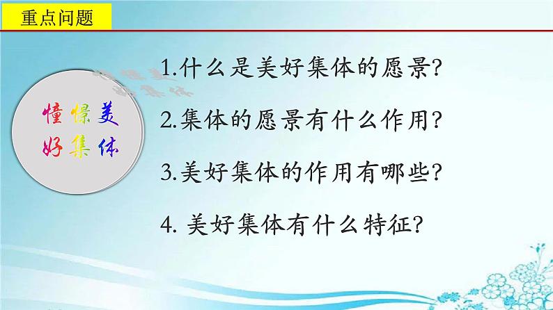 2021-2022学年道德与法治七年级下册 8.1憧憬美好集体课件PPT03