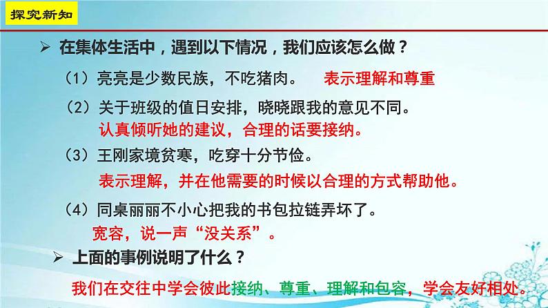 2021-2022学年道德与法治七年级下册 6.2集体生活成就我课件PPT第8页