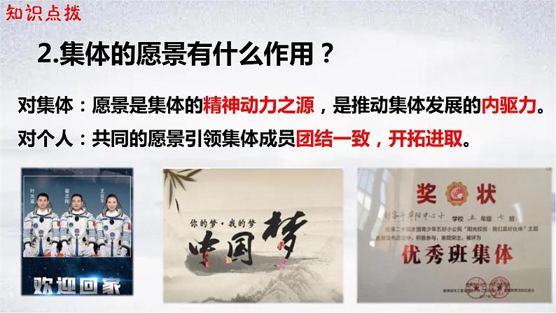2021-2022学年道德与法治七年级下册 8.1 憧憬美好集体 (4)课件PPT第4页