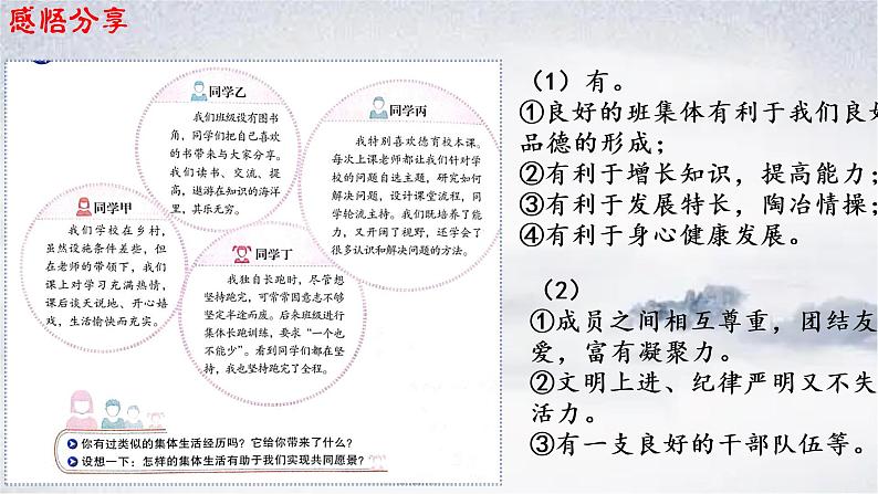 2021-2022学年道德与法治七年级下册 8.1 憧憬美好集体 (4)课件PPT第7页
