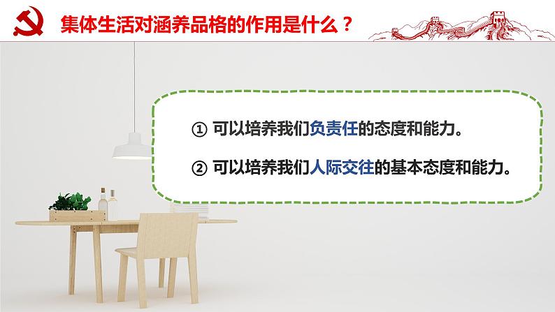 2021-2022学年道德与法治七年级下册 6.2集体生活成就我（课件） （部编版）第8页