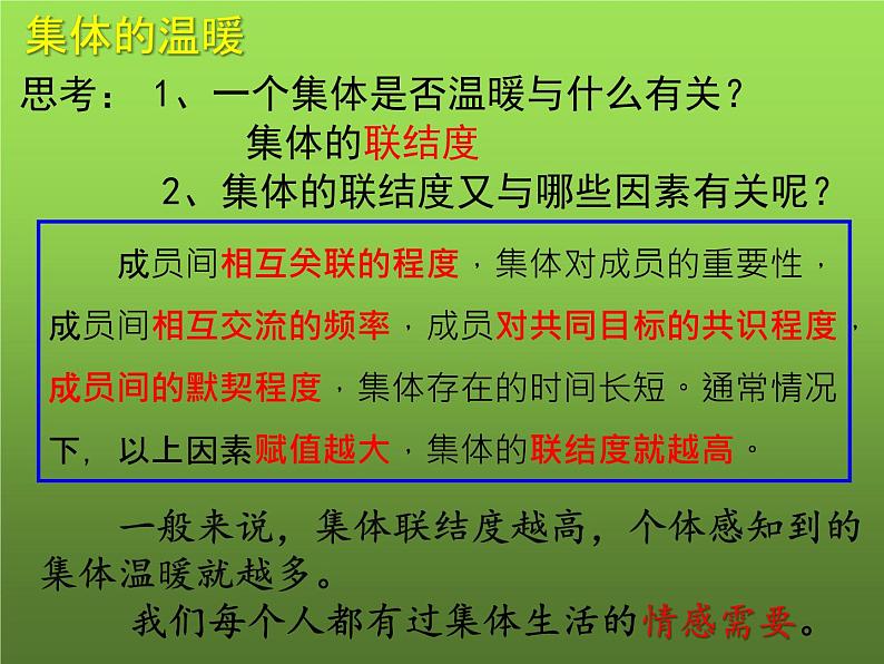 2021-2022学年道德与法治七年级下册 6.1集体生活邀请我（课件） （部编版） (2)第6页