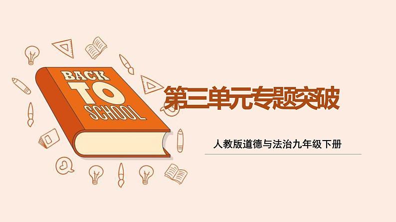 人教版道德与法治九年级下册  第三单元专题突破  课件PPT第1页