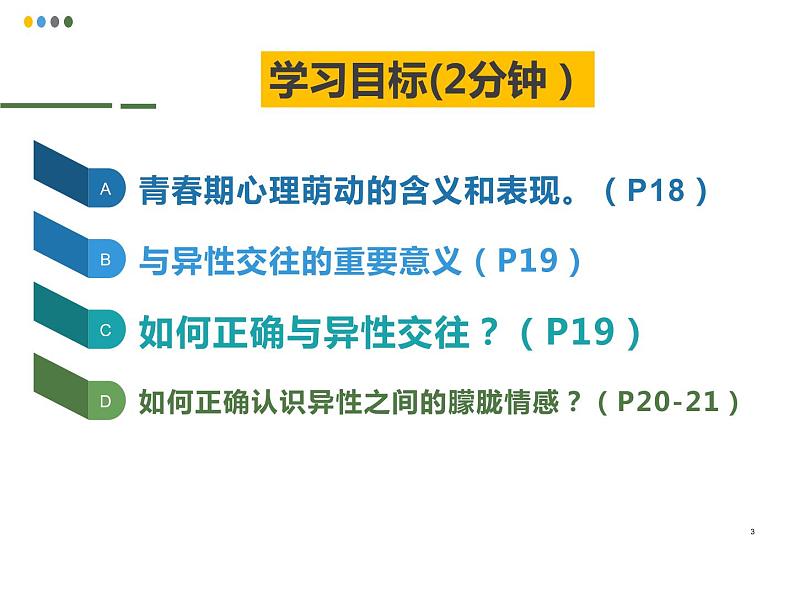 2.2  青春萌动(1)课件PPT第3页